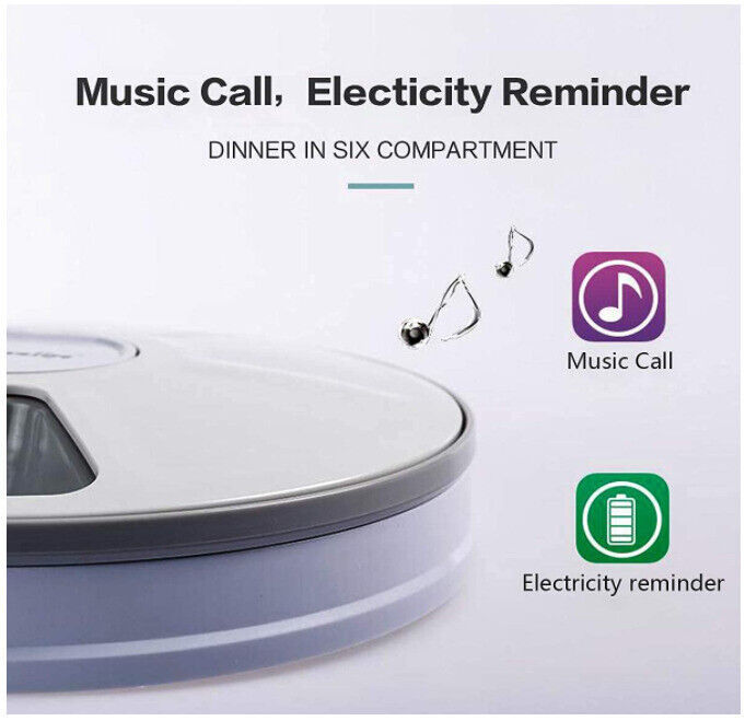 Automatic Day Meal Timed Pet Dog Cat Feeder Food Bowl Auto Holiday Dispenser
